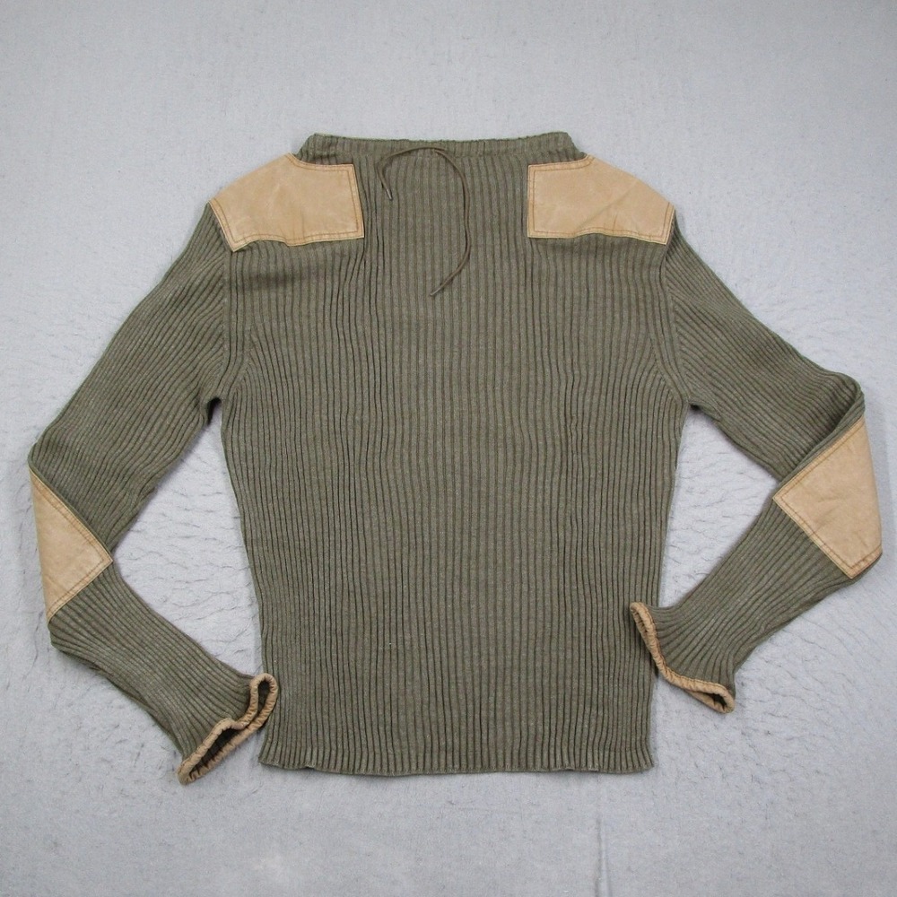 Maison Margiela British Commando Knit Sweater Olive Green Mens M 14 2017